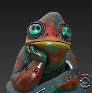 Filosofrog - Mechanical Amphibian Thinker