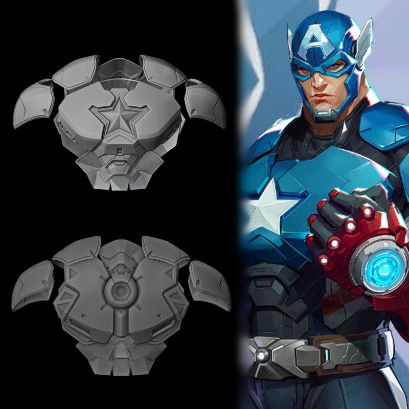 Captain America - Chest Armor - Marvel Rivals Cosplay Prop