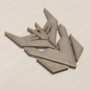 Decepticon Justice Division (DJD) Symbol Large Pin