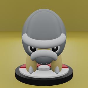 Pokemon No. 410 Shieldon