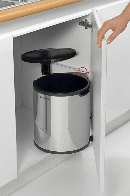 Brabantia - 15 liter inbouw prullenbak - Pin Replacement