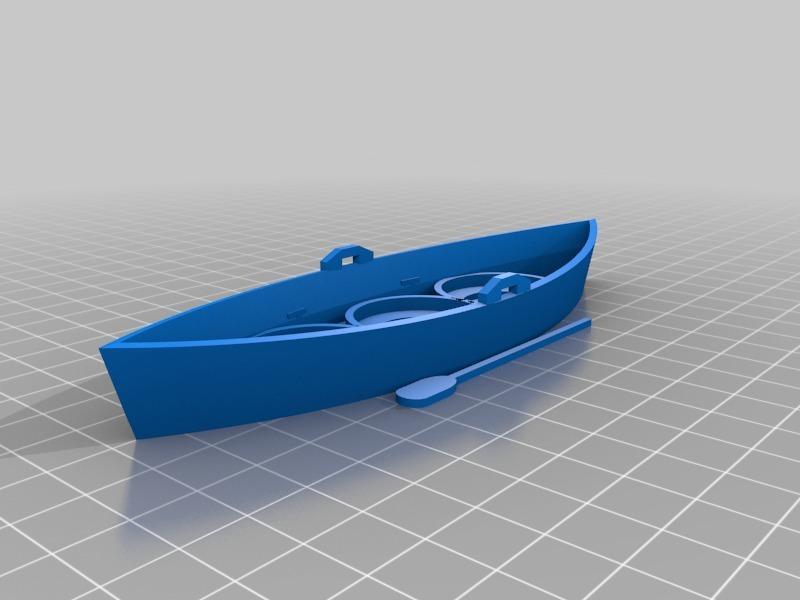 28mm Rowboat Canoe