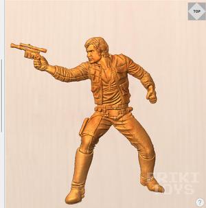 Height map - Han Solo - FrikiToys
