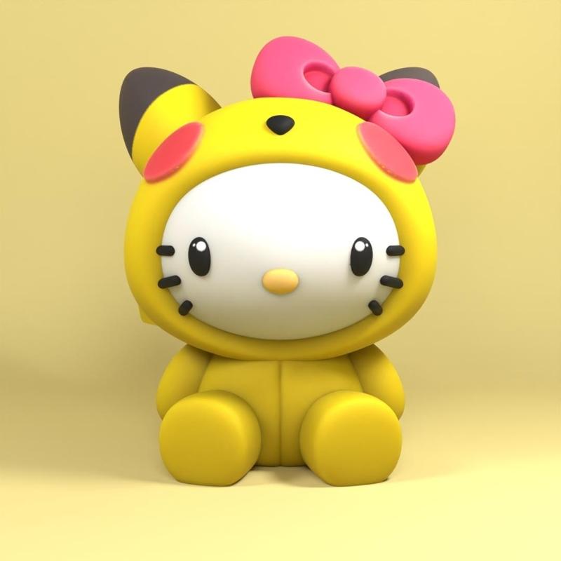 hello kitty pikachu costume