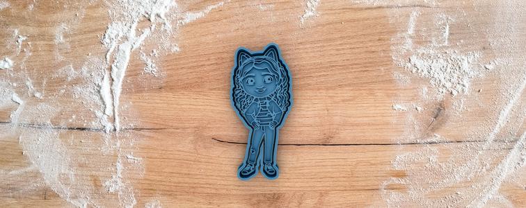 Gabby cookie cutter from Gabby's Doll House