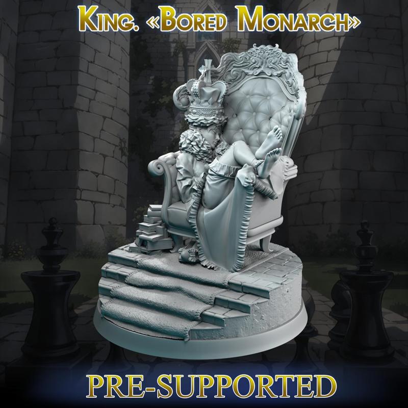 BORED MONARCH.75mm+base&chess format