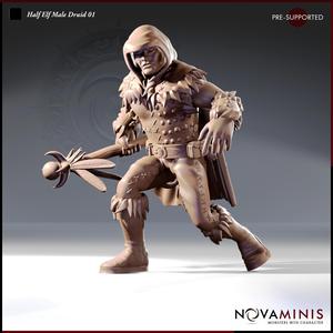 Half Elf Male Druid 01