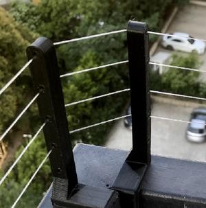 CROW & BIRD REPELLENT FOR BALCONY RAILINGS