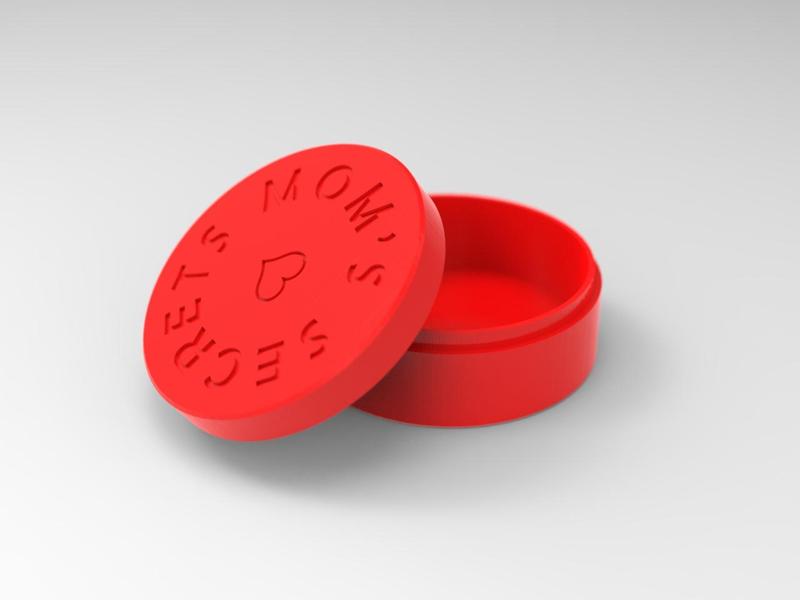 "Boîte à Secrets de Maman - Le Trésor des Douceurs Cachées" (Mom's Secrets Box - The Treasure of Hidden Sweets)