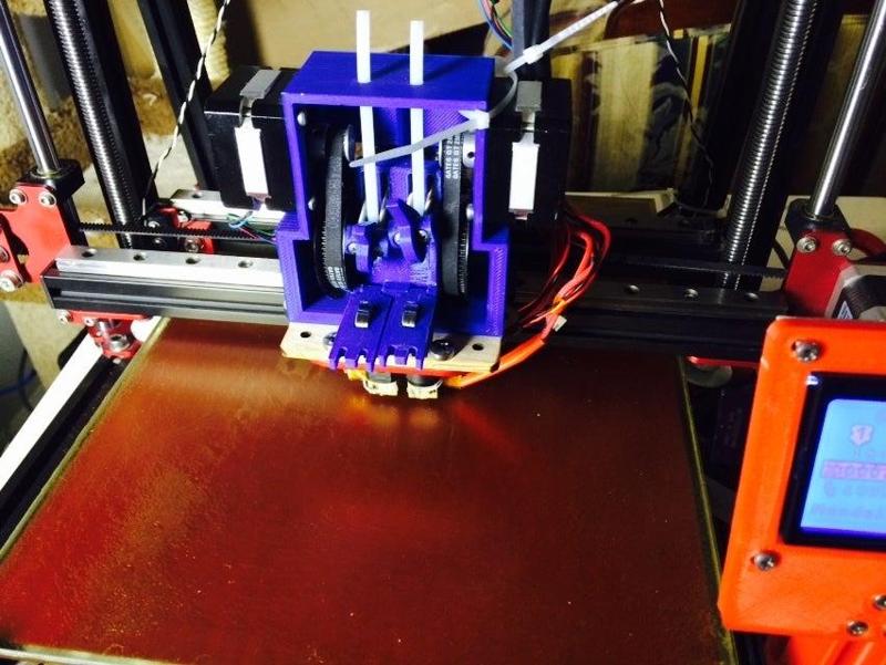 MM2 Mount plate for JD Duallie Belt Driven Extruder