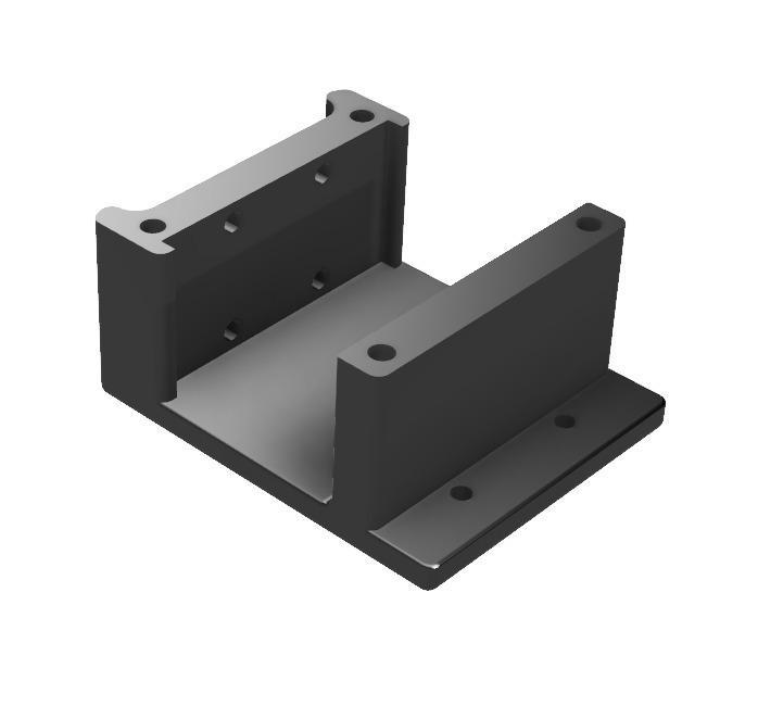 Folgertech FT-6 SOLID Bowden (+dual) extruder mount REMIX