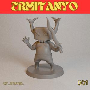 Fantasy Mountain Hermit 001 for Dungeons and Dragons
