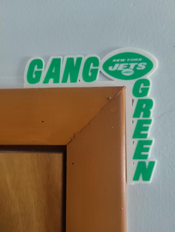 Gang Green Jets Door Trim