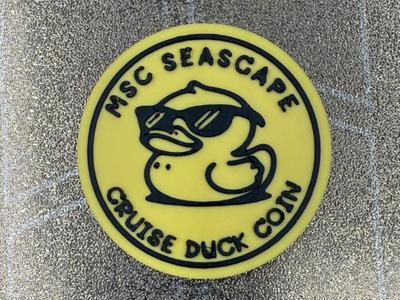 MSC SEASCAPE CRUISE DUCK COIN