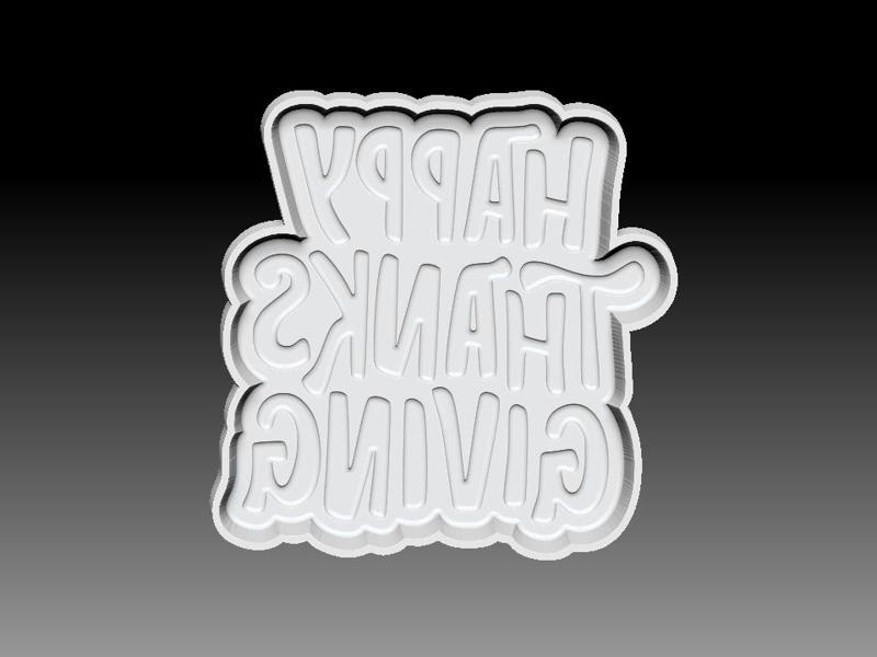 HAPPY THANKSGIVING BATH BOMB MOLD