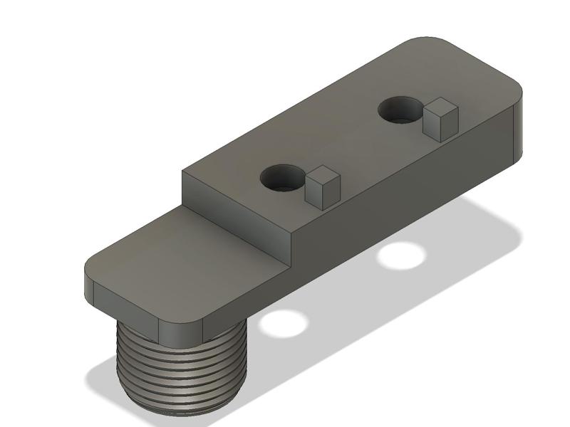 Microphone mount that fits Toshiba Fire TV edition