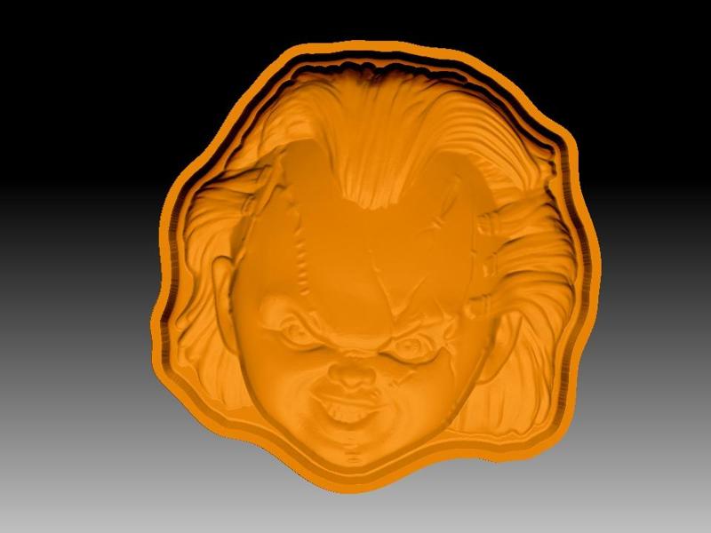 CHUKY FACE BATH BOMB MOLD