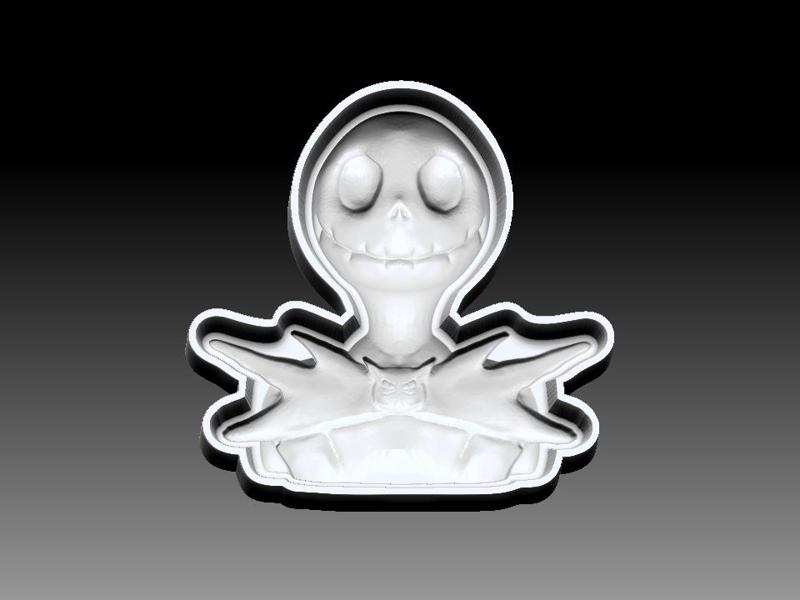 JACK SKELLINGTON BATH BOMB MOLD