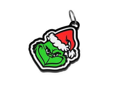 Grinch Keychain