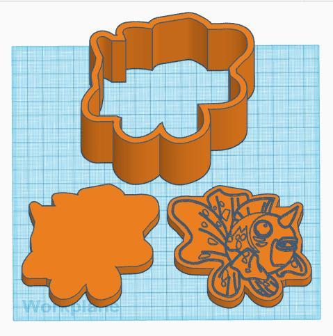 Pokemon: Seaking 3 Piece Bath Bomb Mold