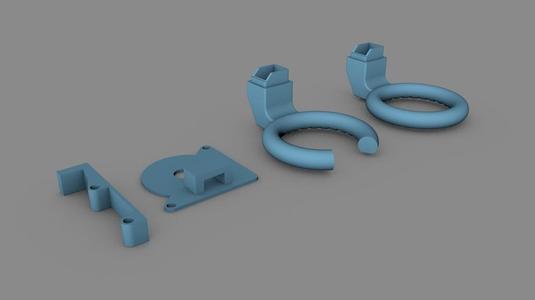 CTC i3 Prusa Turbo Fan Mount - Removable
