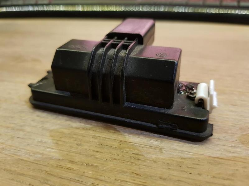 VW Golf MK4 License Plate Lighting Repair