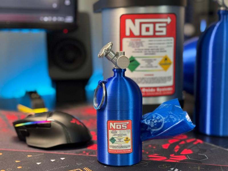 NOS Bottle Dog Poop Bag Dispenser