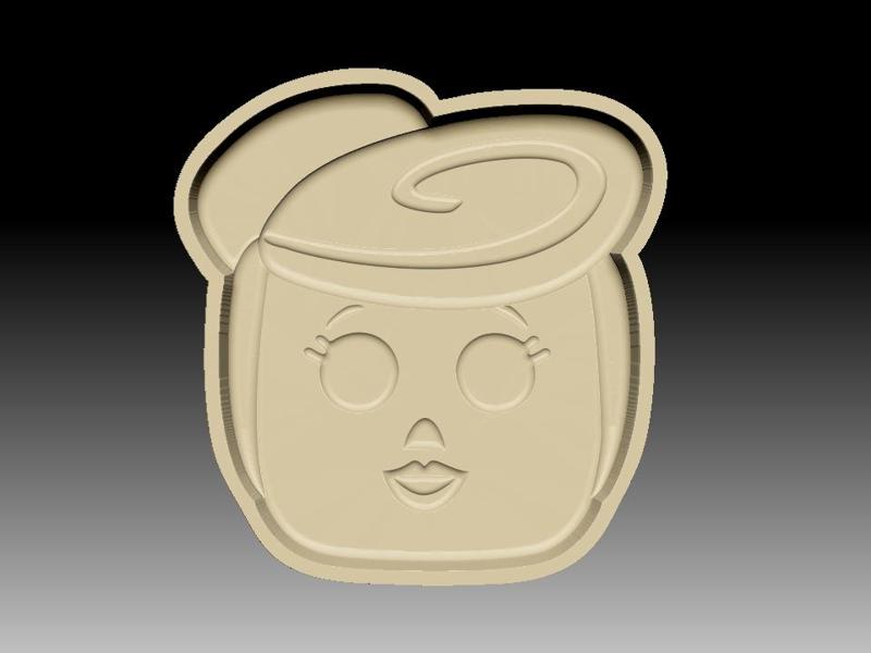 WILMA FLINTSTONE BATH BOMB MOLD