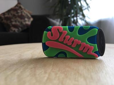 Slurm Can Keychain! (futurama)