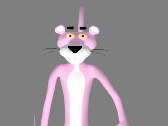 Pantera cor de rosa- pink panther