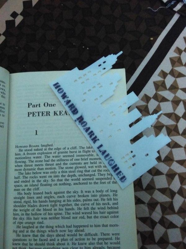 Fountainhead Bookmark