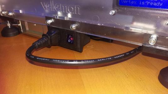 Vertex K8400 Power Inlet