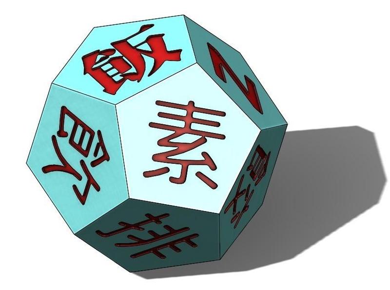Chinese meal dice helps you 餐飯骰子