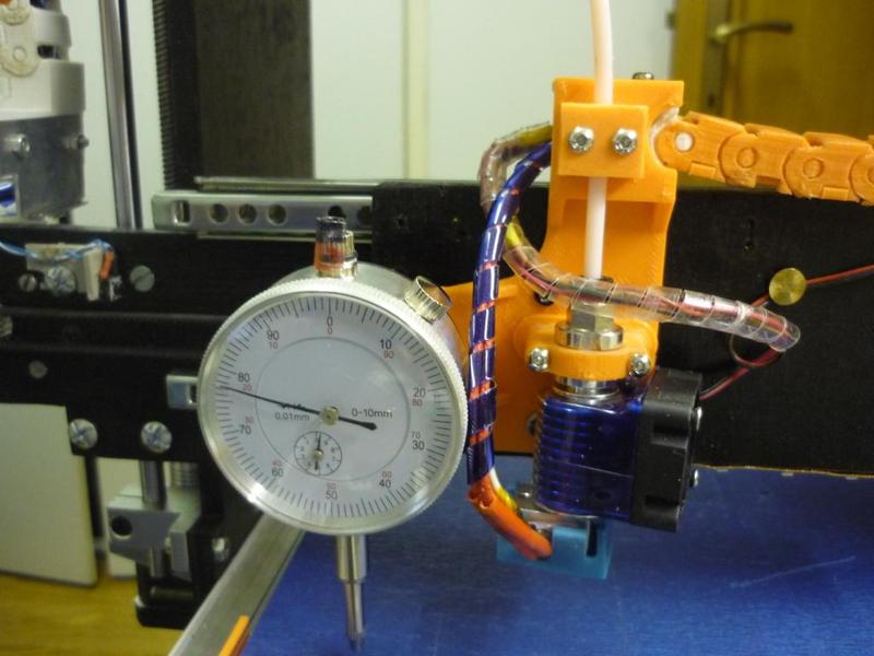 Attach 5 parts , extruder, guage, bowden, cable chain , BLTouch with one part
