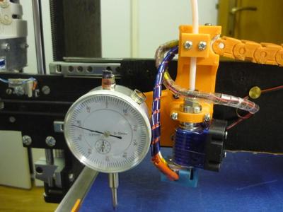 Attach 5 parts , extruder, guage, bowden, cable chain , BLTouch with one part