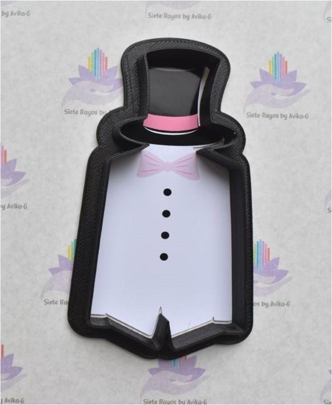 Cutter for cookie cutter for groom's hat