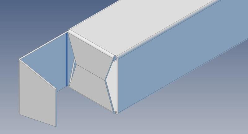 Packing 0.5mm thick cardboard BOX for 90 mm long 18 mm diameter bar