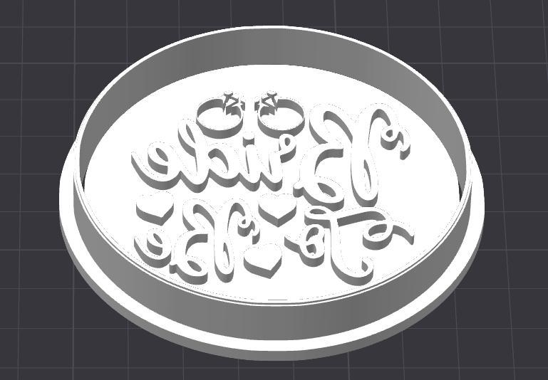 Bride To Be Cookie Cutter + Stamp