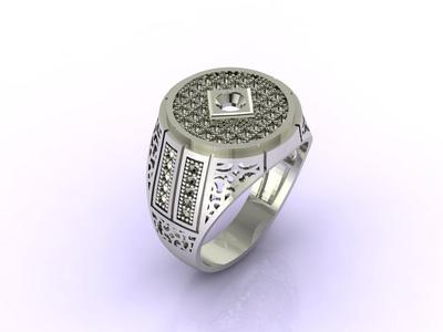 Gents Ring - Mens Ring STL READY FILES  Jewelry Rings For Men