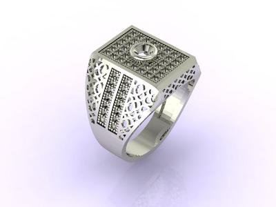 Gents Ring - Mens Ring STL READY FILES  Jewelry Rings For Men