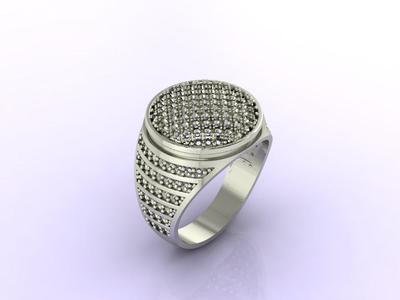 Gents Ring - Mens Ring STL READY FILES  Jewelry Rings For Men