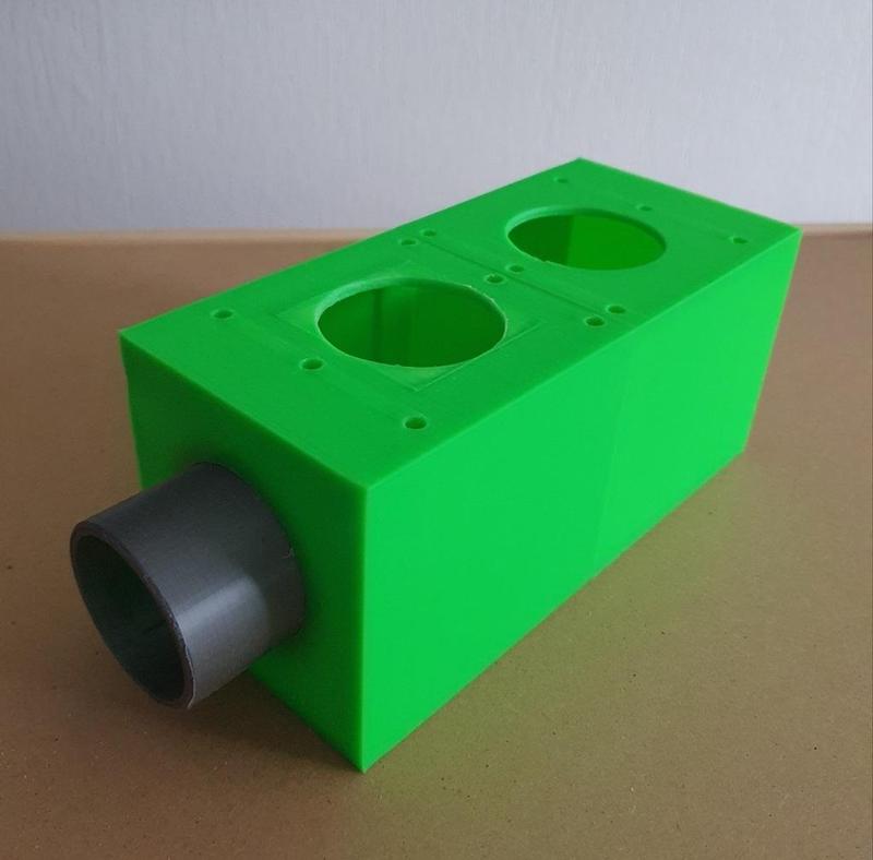 Air distributor (2-fold air distributor)