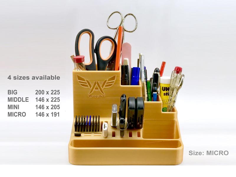 Multi Pencil Holder + USB, SD, M-SD - 4 sizes