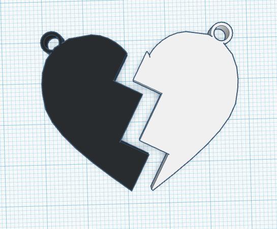 Key ring best friends