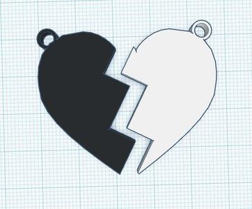 Key ring best friends