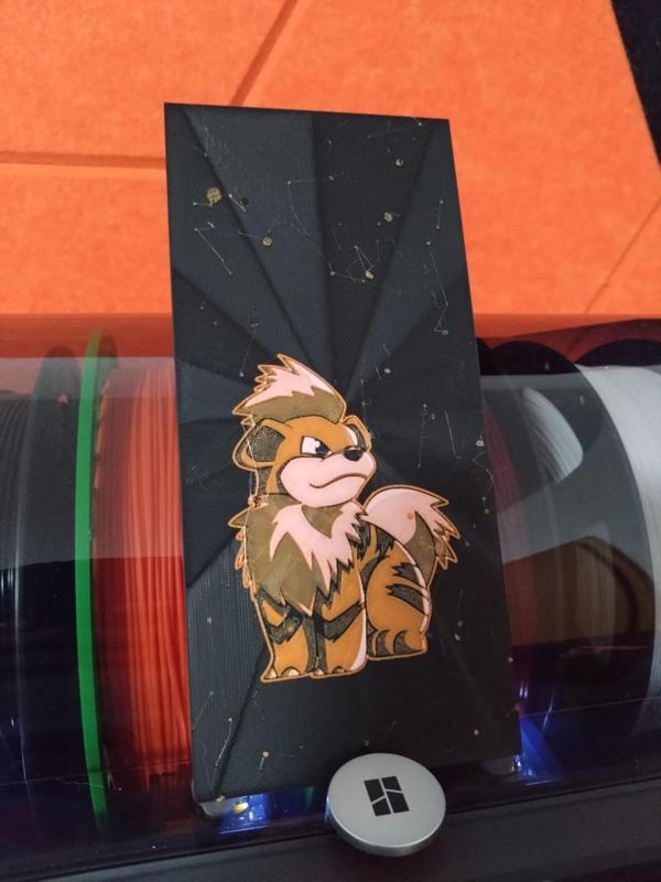 Pokemon Growlithe (HueForge)