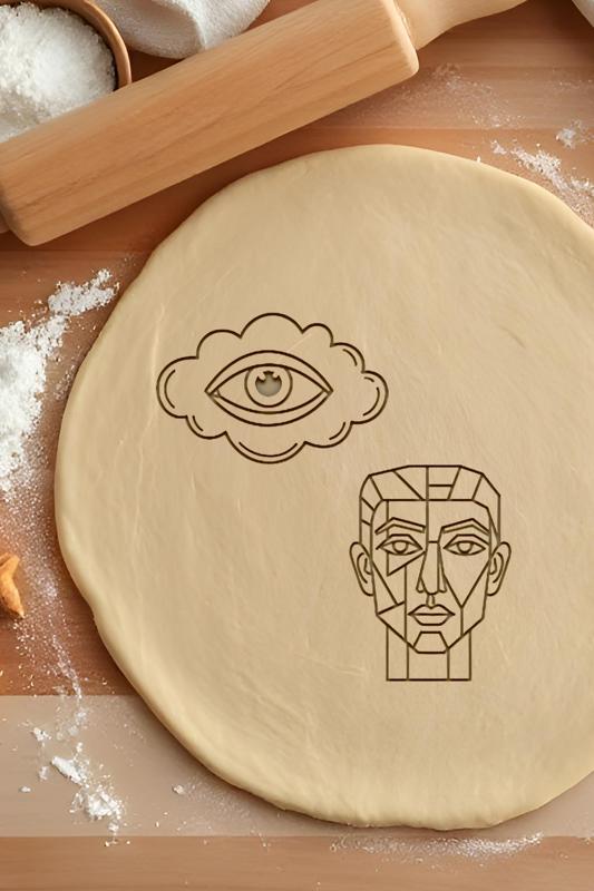 Abstract Set Cookie Cutter, Biscuit Cutter