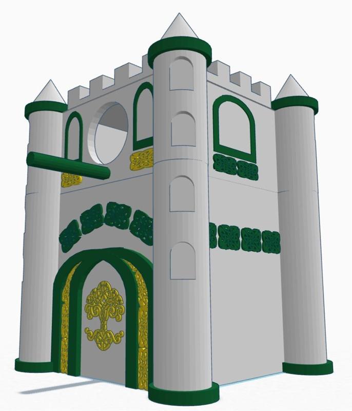 Celtic Castle Birdhouse