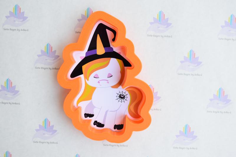 Cookie Cutter Halloween Unicorn hat 9-10 cm