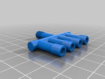 6mm 1 in 4 out Aquarium fitting